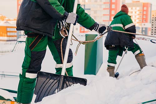 déneigement de toiture Saint-Hilaire