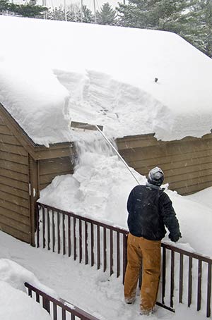 déneigement de toiture Saint-Hubert